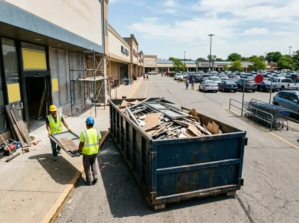 retail-store-renovation-debris-003 — frequently asked questions, Roll-off Dumpster Rentals in Rochester, IL